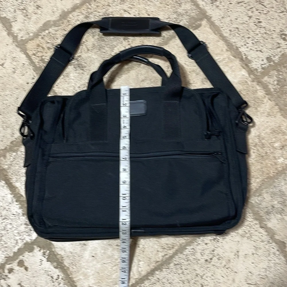 Tumi Briefcase Business Bag Black Canvas